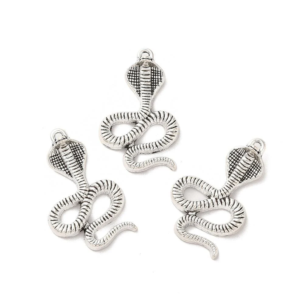 Bedel slang zilver 27x17mm - Image 2