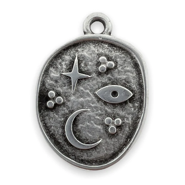 Bedel spiritual elements Zilver DQ 14x19mm