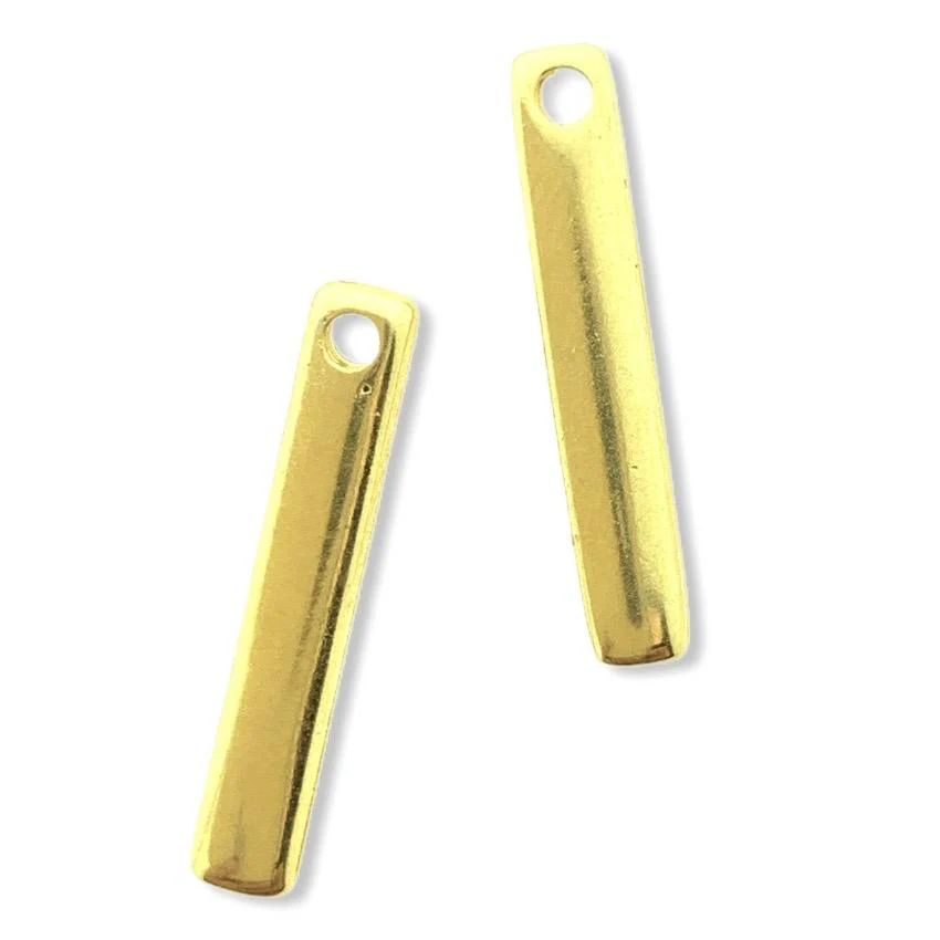 Bedel staafje Goud 24kr DQ 10mm