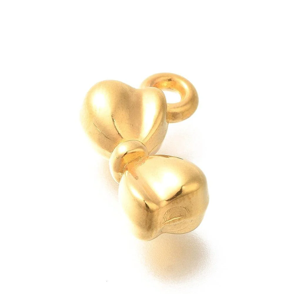 Bedel Strik RVS 18K Gold Plated 11x16mm - per stuk - Image 2