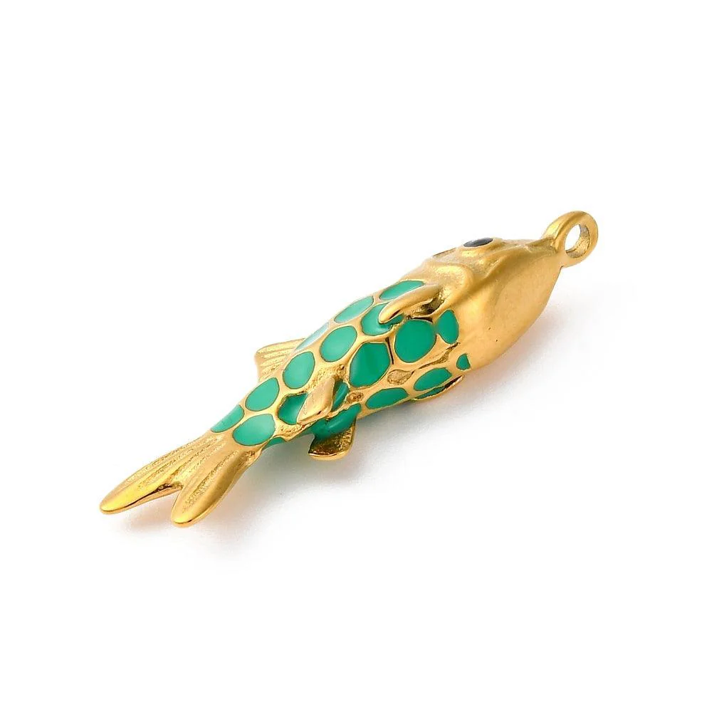 Bedel Vis 14K Gold Plated 36,5x12x7mm - per stuk - Image 2