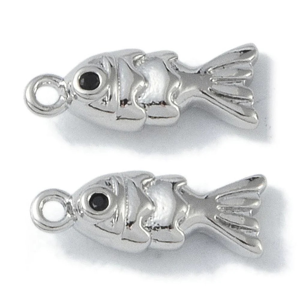 Bedel vis RVS Zilver 13,5mm- per stuk
