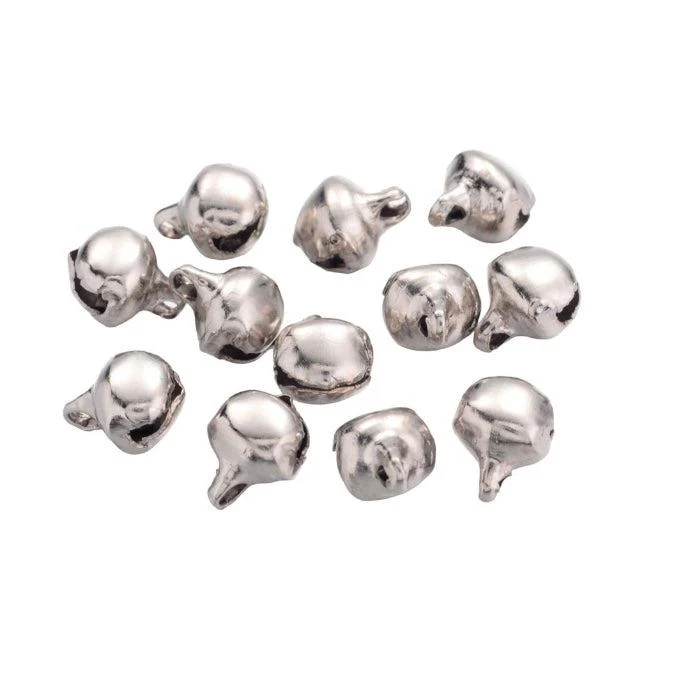 Belletjes bedel zilver- per 10 stuks