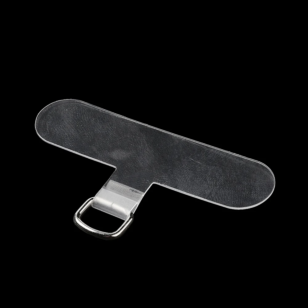 Bevestigingsplaatje telefoonkoord transparant zilver - per stuk - Image 2