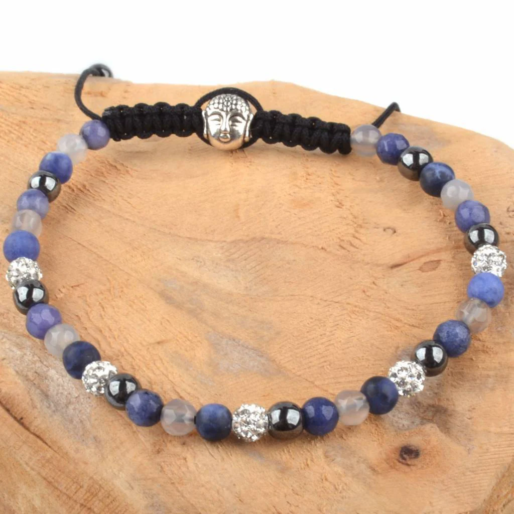 Strass & Stones armband blauw DIY pakket