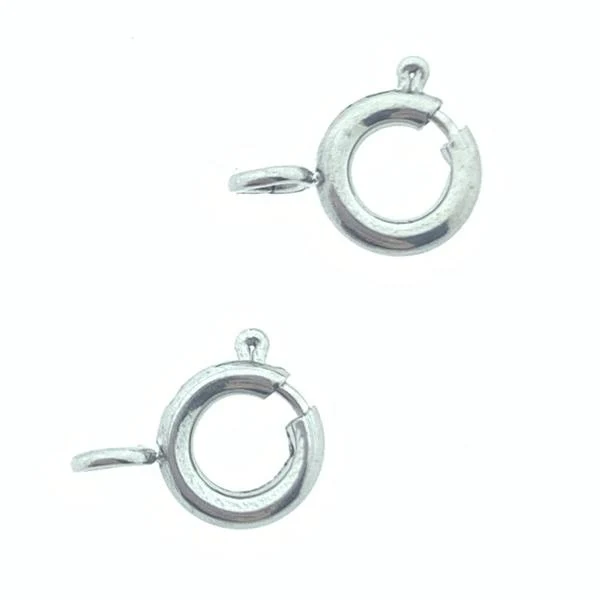 Boei sluiting mini Zilver RVS 9.5x7mm