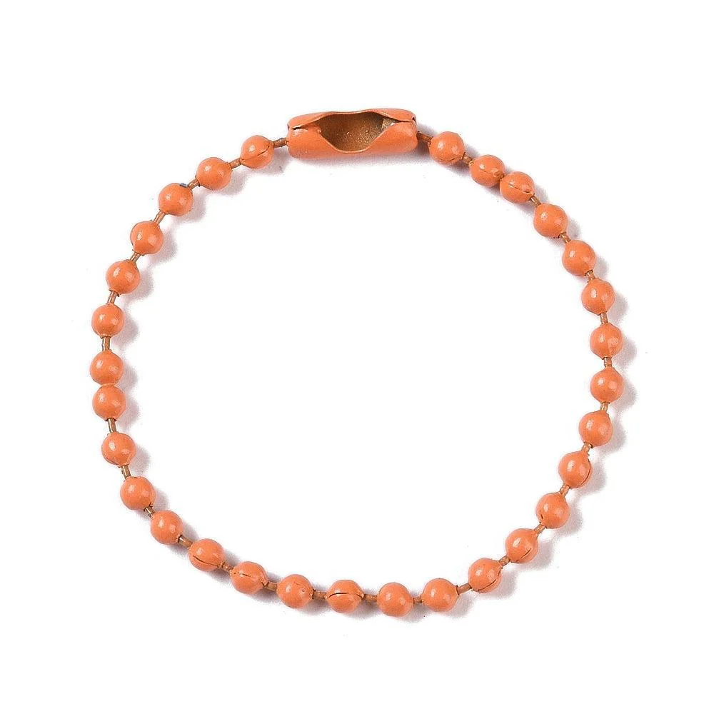 Bolletjesketting gekleurd 11cm- per 5 stuks - Image 2