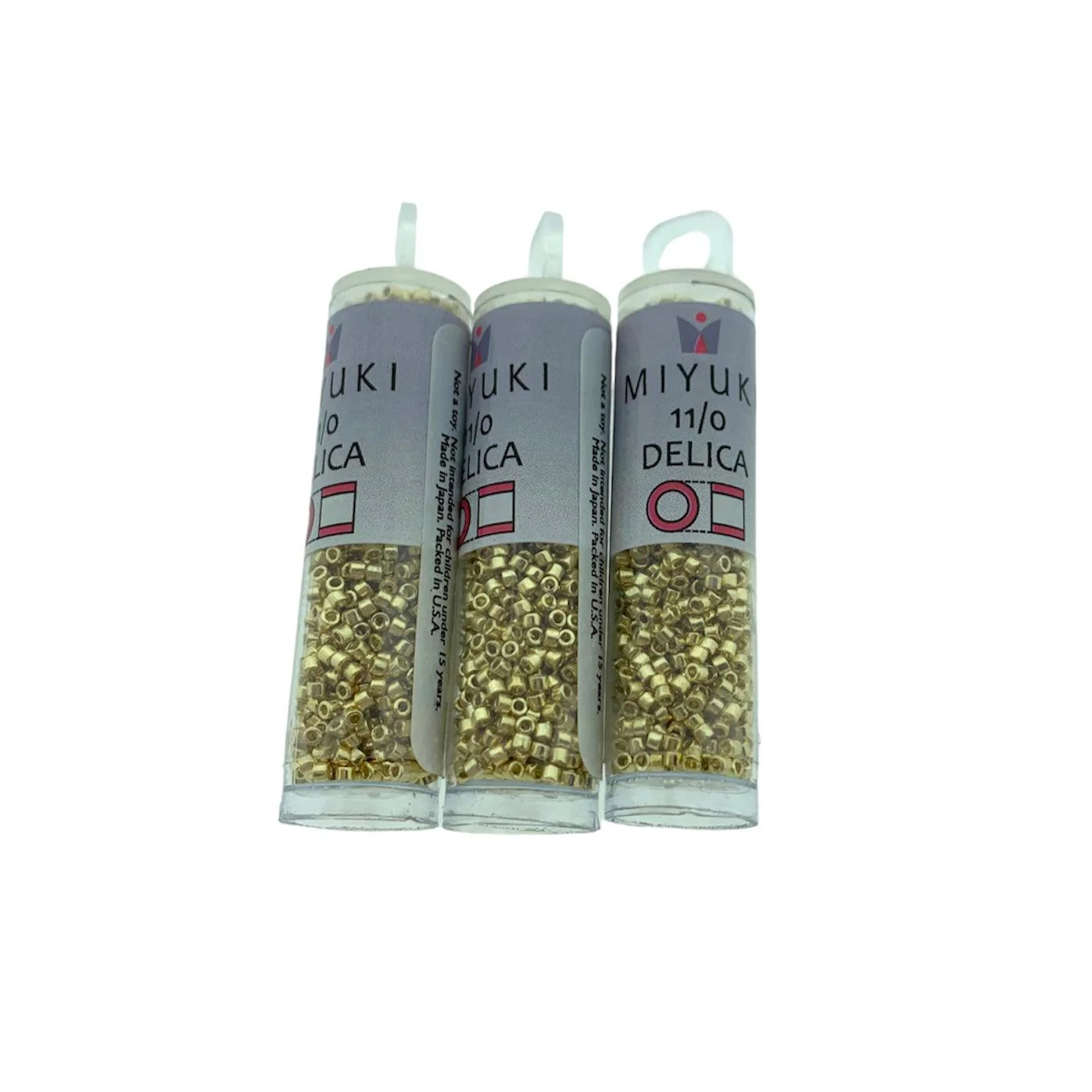 Buisje miyuki delica 11/0 DB2501-TB pale gold - 6.6 gram