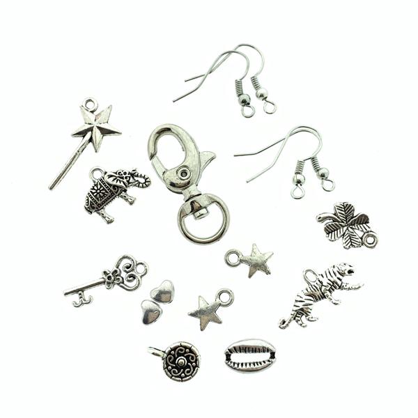 Cadeaubox Unicorn geel met kralen/bedels/koord - Image 3