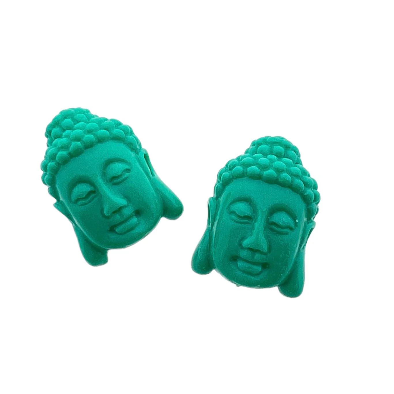 Coral kraal buddha turquoise 15x10mm