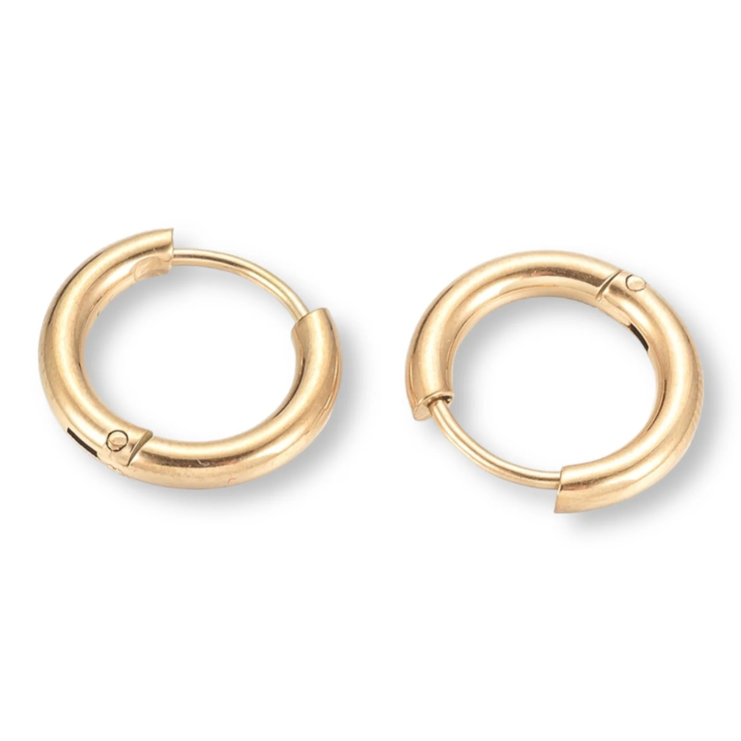 Creolen oorbel Ø2.5mm rond goud RVS 16mm - per paar