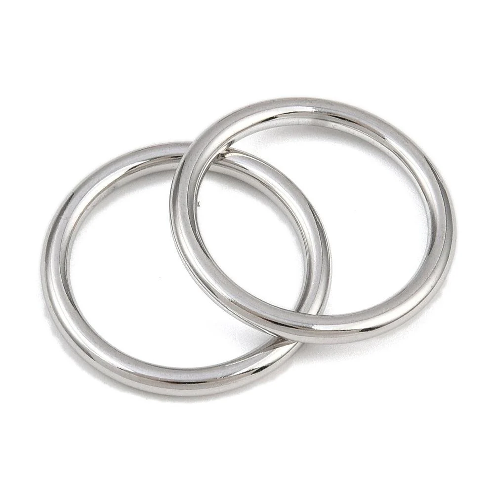 Dichte ring RVS Zilver 20mm - per stuk - Image 2