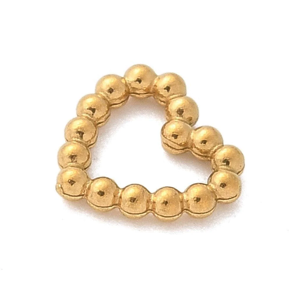 Dichte ring hart Goud RVS 18Kr 6mm- per stuk - Image 2