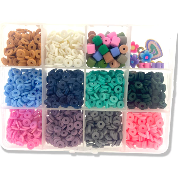 DIY set 6mm disc kralen Soft colors - Image 2