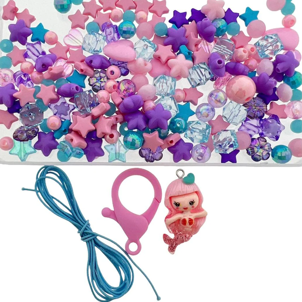 DIY kralen set magical mermaid- pastel
