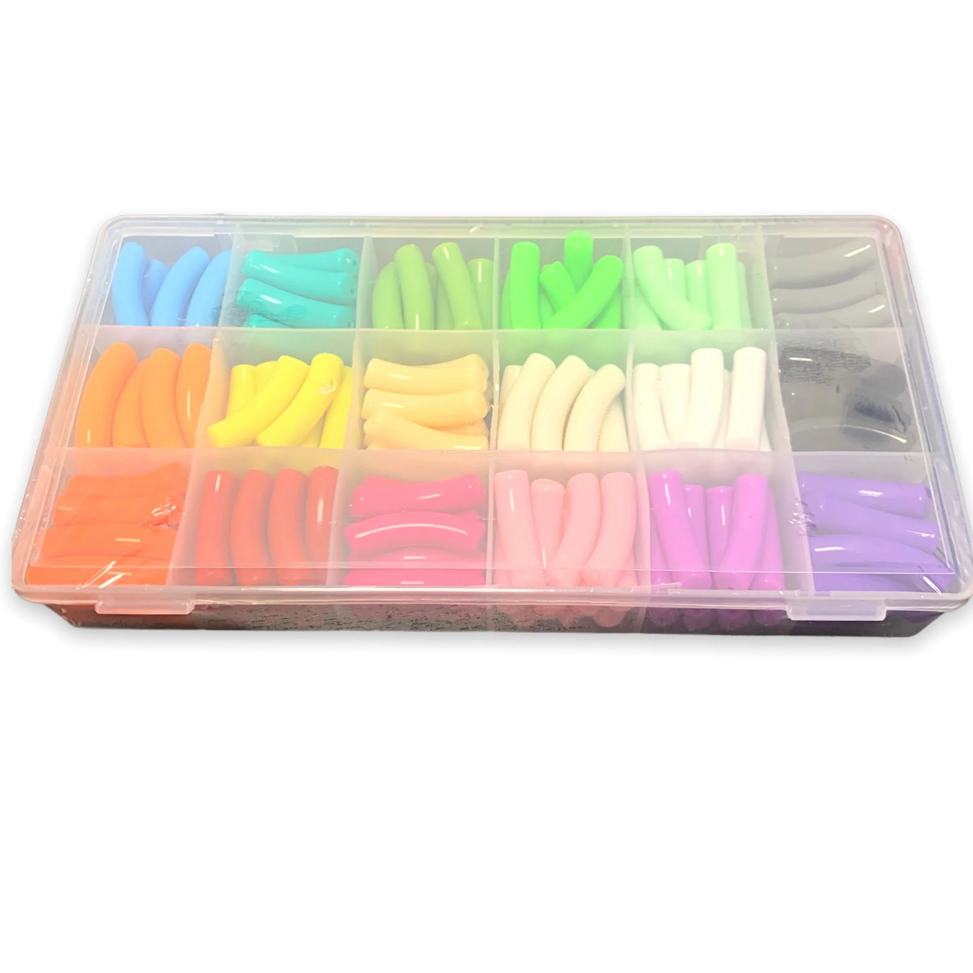 DIY set Acryl tubes 32x8mm - 180 stuks