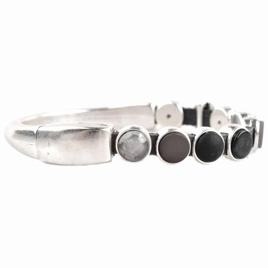 DIY set armbanden polaris 3 stuks Black & Grey - Image 3