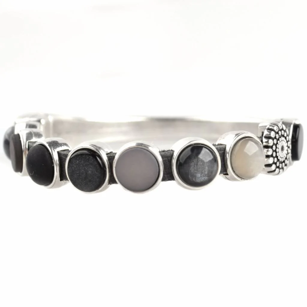 DIY set armbanden polaris 3 stuks Black & Grey - Image 4