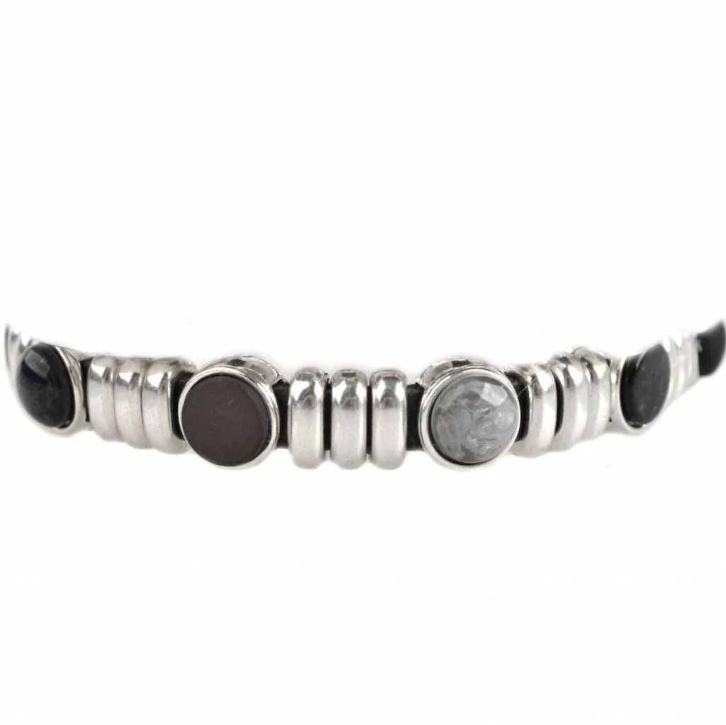 DIY set armbanden polaris 3 stuks Black & Grey - Image 6