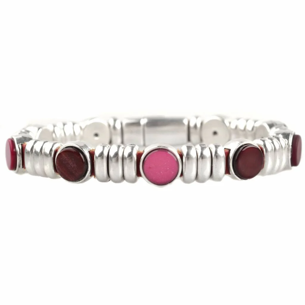 DIY set armbanden polaris 3 stuks Cherry Red - Image 2