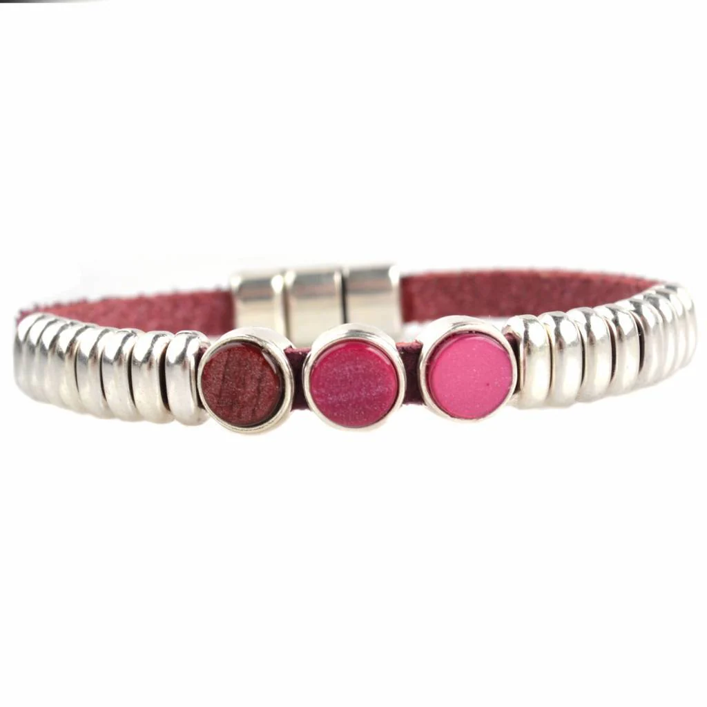 DIY set armbanden polaris 3 stuks Cherry Red - Image 4