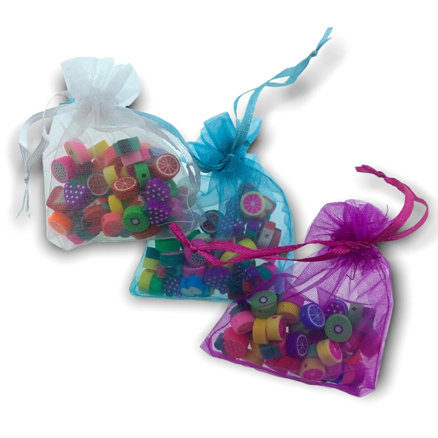 DIY set fimo kralen fruit - 50 stuks