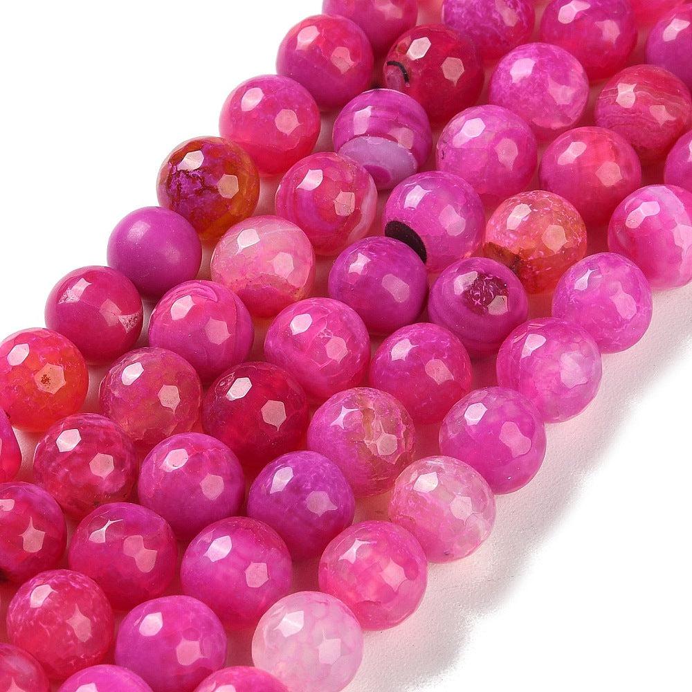 Edelsteen agaat pink 10mm - per stuk