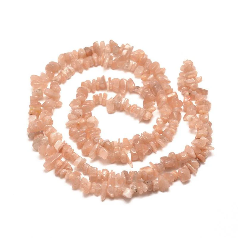Edelsteen chips zonnesteen 5-8mm ±18cm - Image 2