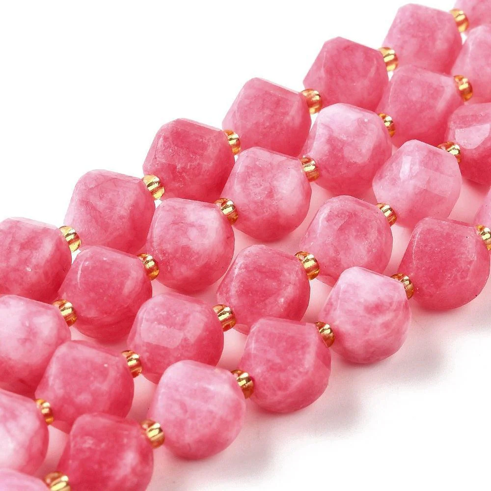 Edelsteen facet Quartz 10mm cerise- per stuk