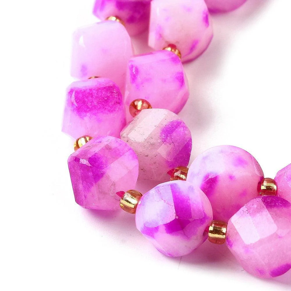 Edelsteen facet Quartz 10mm Magenta - per stuk - Image 2