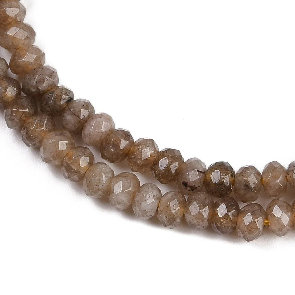 Edelsteen jade faceted camel 4mm - 15 stuks