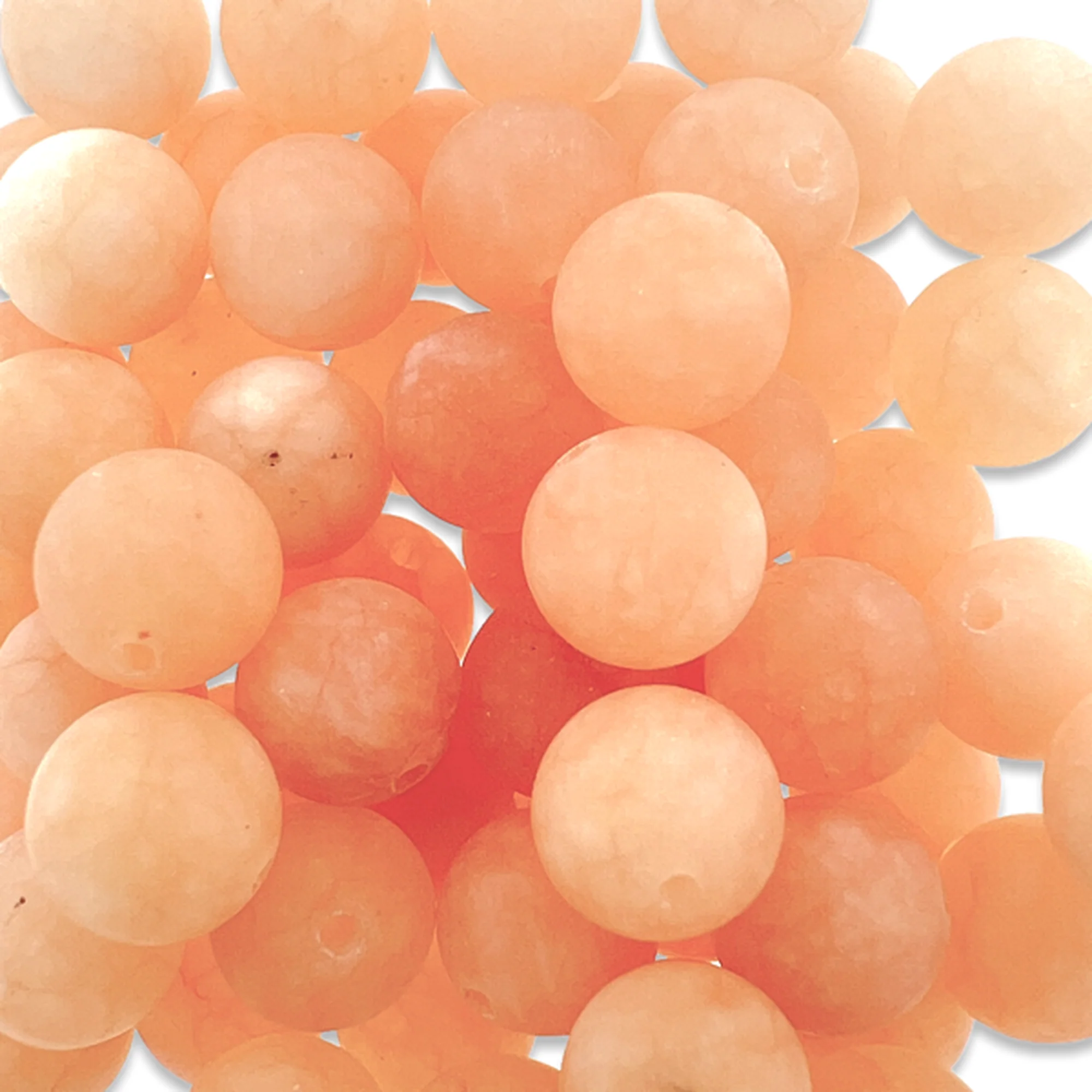 Edelsteen jade light salmon rond 8mm