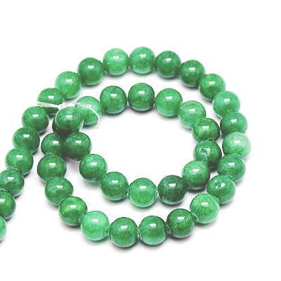 Kralen edelsteen jade rond 4mm Donker Groen-  ±20 Stuks - Image 2