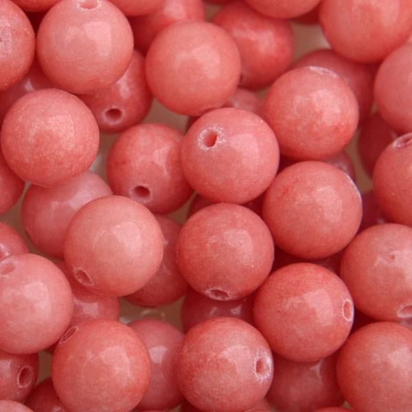 Edelsteen Jade rose peach rond 8mm
