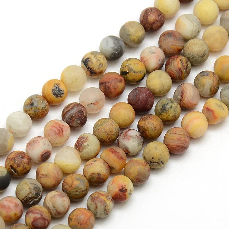 Edelsteen kraal agaat crazy 8mm
