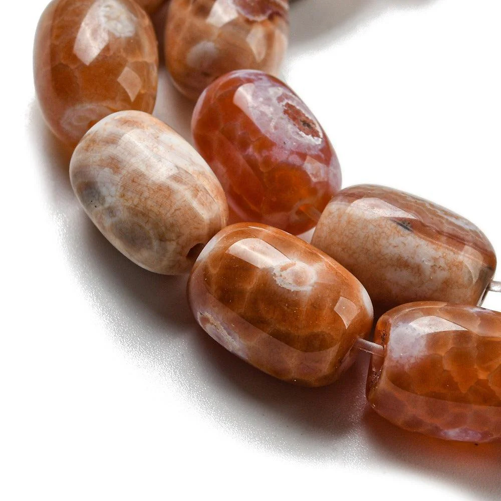Edelsteen kraal agaat dragon veins 13mm - per stuk - Image 2