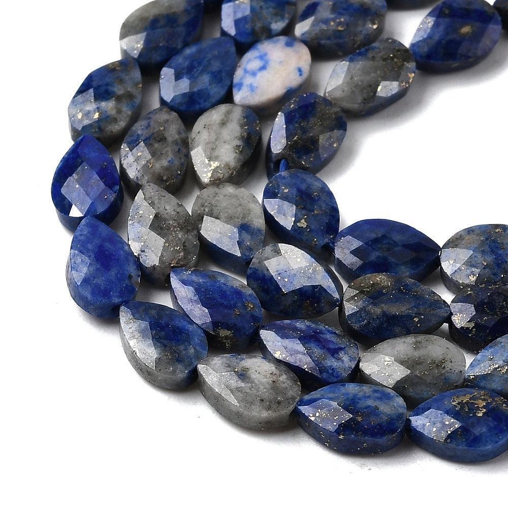 Edelsteen kraal druppel Lapis Lazuli 6mm - per stuk - Image 2