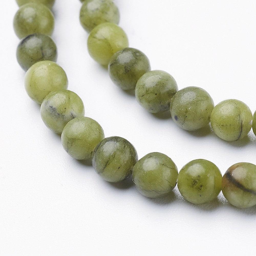 Edelsteen kraal Jade groen rond 4mm - 20 stuks - Image 2