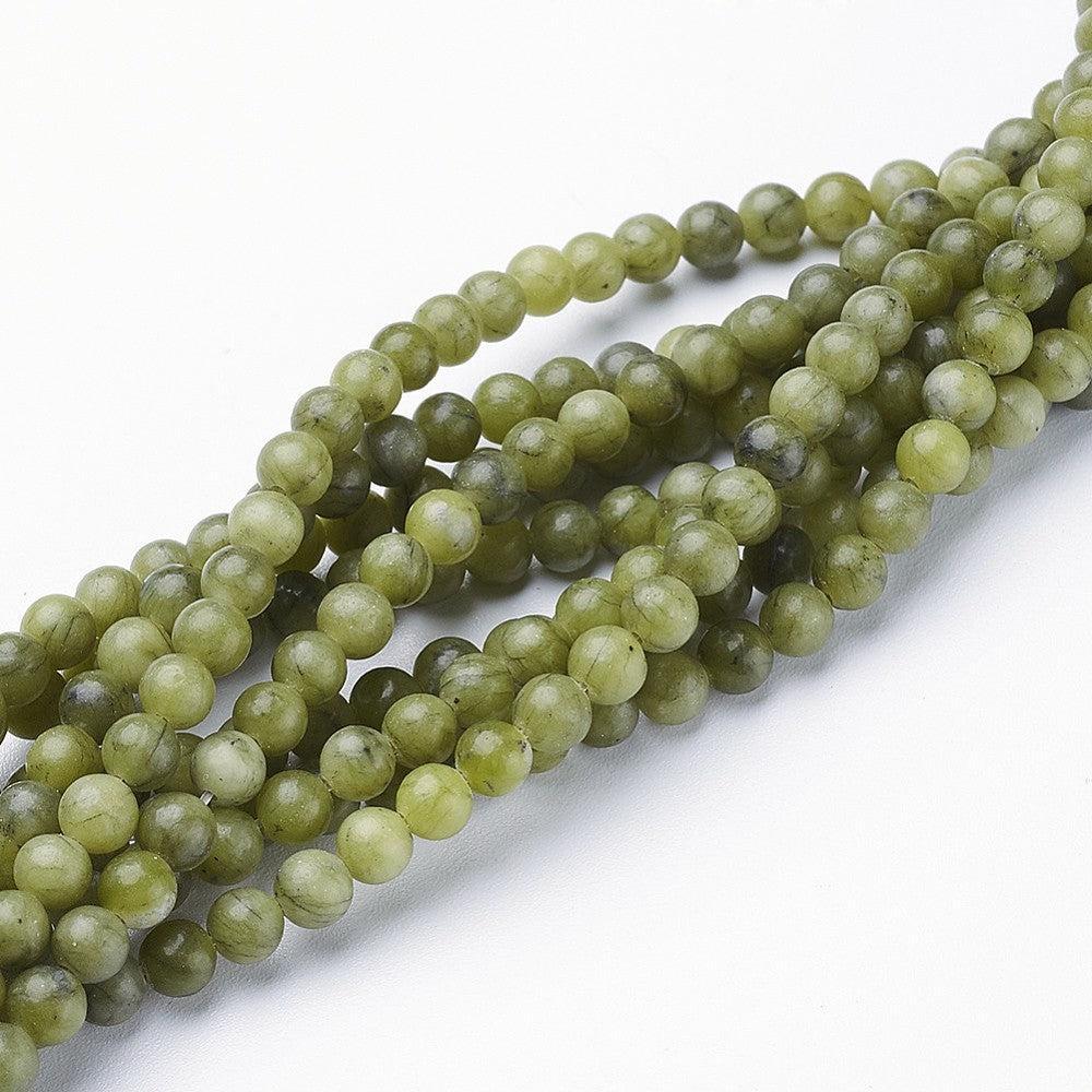 Edelsteen kraal Jade groen rond 4mm - 20 stuks - Image 3