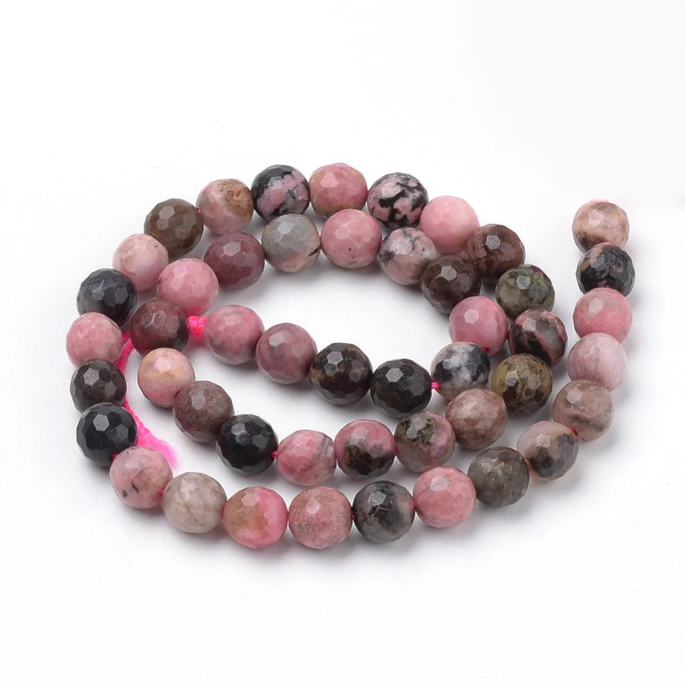 Edelsteen kraal rond rhodonite 4mm - 10 stuks - Image 3