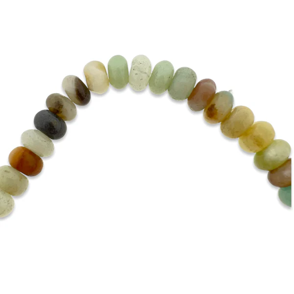 Edelsteen rondelle amazonite 8x5mm- 8 stuks
