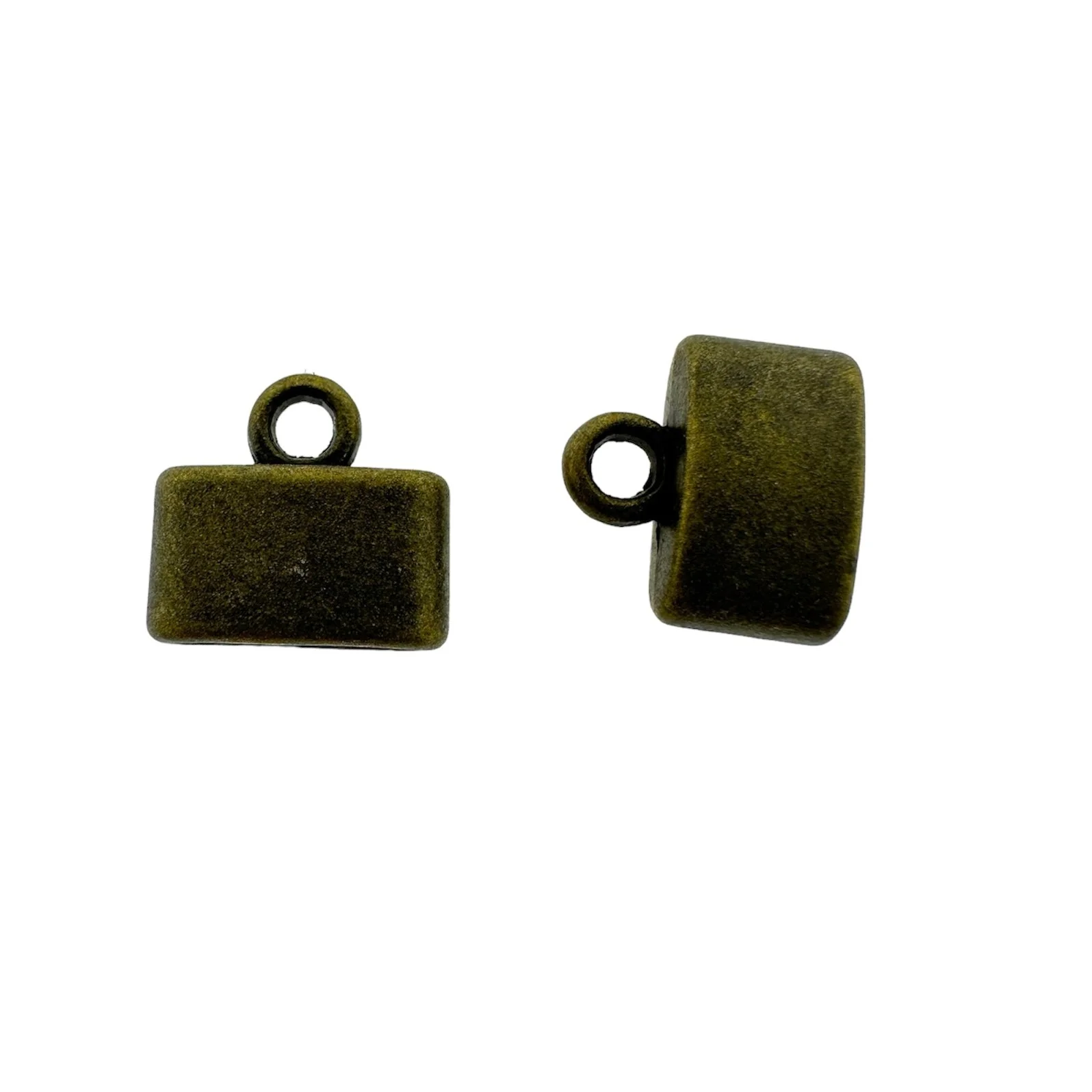 Eindkap 10mm brons- per stuk