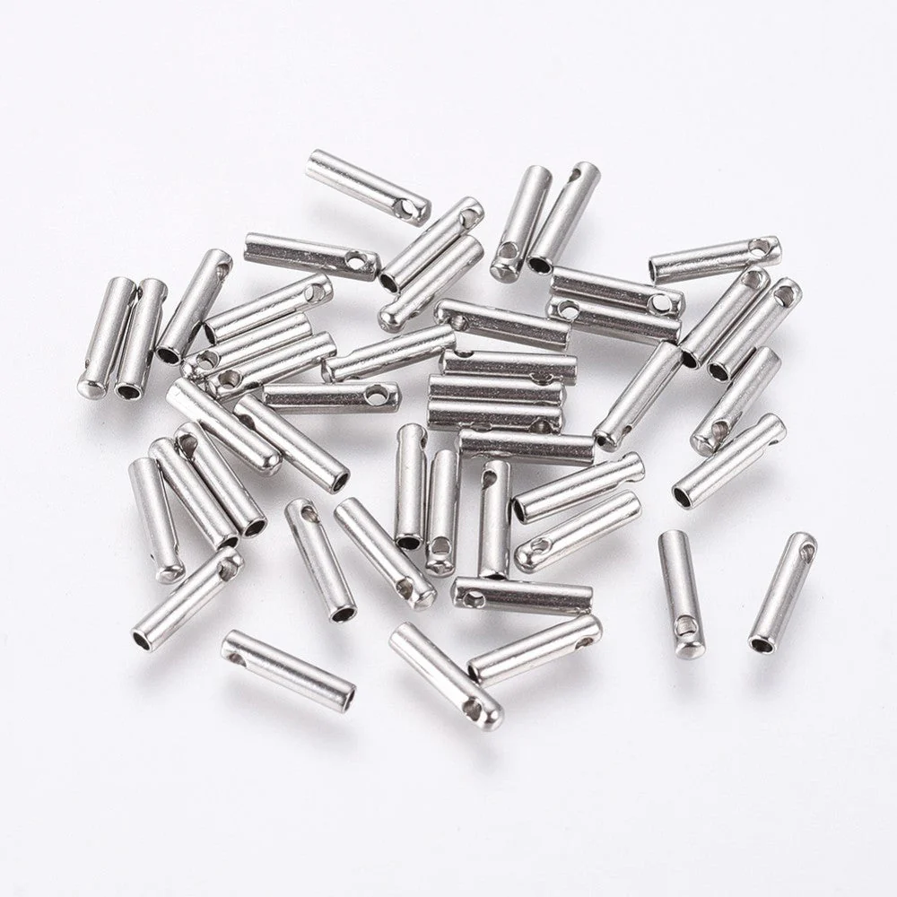 Eindkap Ø1mm zilver RVS 7x1,6mm - per stuk - Image 2