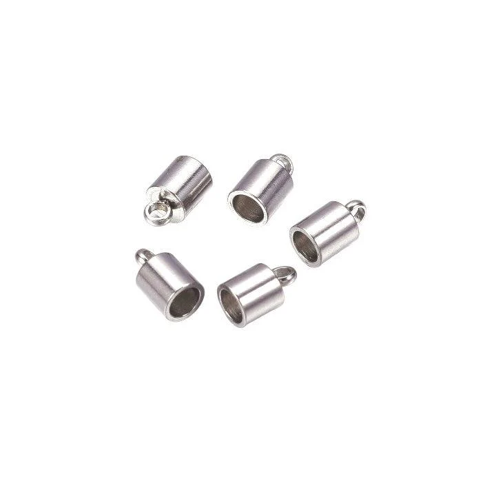 Eindkap Ø2,5mm RVS 7x4mm - 4 stuks