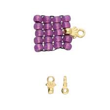 Eindsluiting voor miyuki armbanden 24K Goud DQ- 4x7mm - Image 2