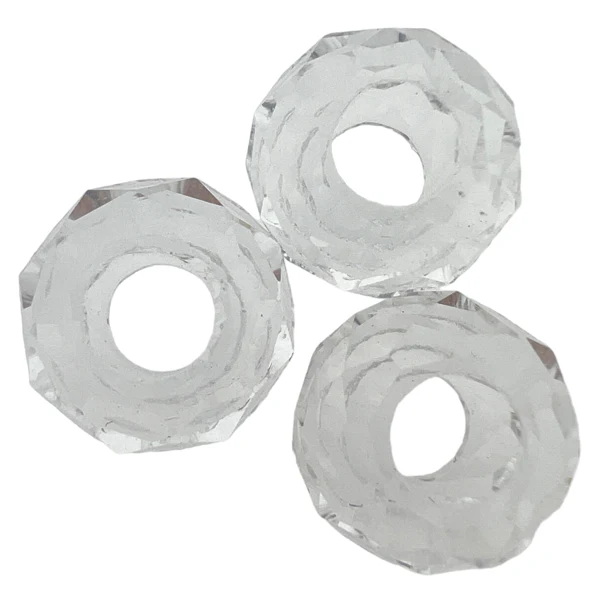 Europese Glaskraal transparant(ø5mm gat) 14mm - Image 2