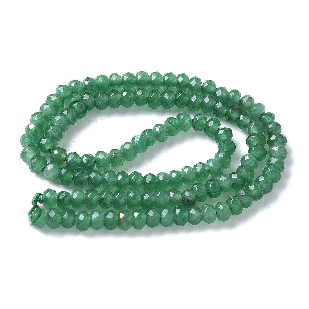 Facet rondel Sea Green 4mm - ±28 stuks - Image 2