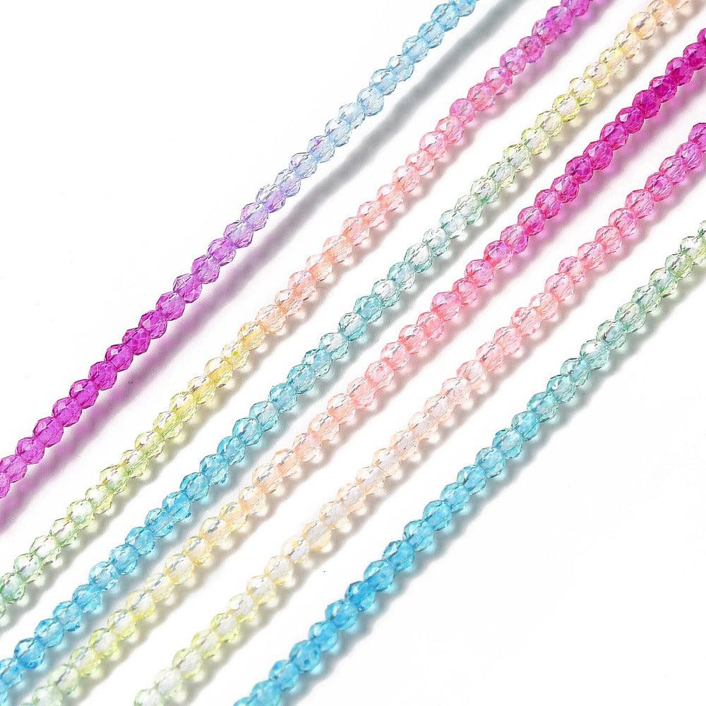 Facet rondelle rainbow 2mm- per ±180 stuks - Image 2