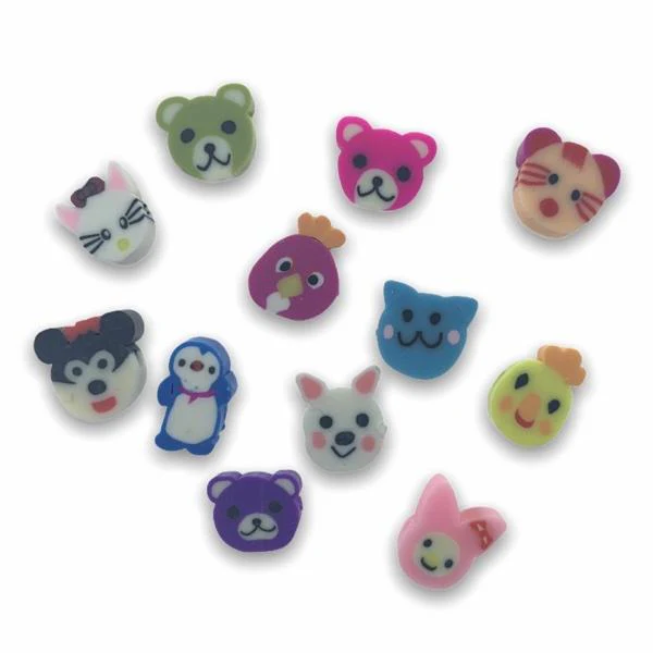 Fimo dieren mix 10mm - 10 stuks