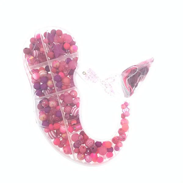 Giftbox kids maxi met kralen, tang, design bord, schelpjes, bedels & draad - Image 8